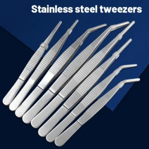 029e817446bec4f547fa4c6604a8829f.webp Multi popuse Stainless Steel Tweezers High precision Household Medical Extension Long Electronic Repair Food Tweezers