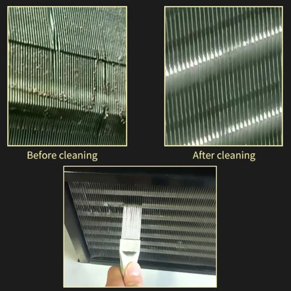Air Conditioner Stainless Steel Fin Comb  Air Conditioner Coil Cleaner Metal Fin Evaporator Radiator Repair Tool  Universal Folding Brush Cleaning Tool