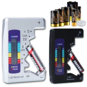 39e276d12a07ca9fe6554d720c146f00.webp Battery Tester LCD Display Capacitance Diagnostic Tool C D N AA AAA 9V 1 5V Button Cell Battery Capacity Check Detector