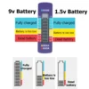 4f0ee39eec4172070effccc94849450c.webp Battery Tester LCD Display Capacitance Diagnostic Tool C D N AA AAA 9V 1 5V Button Cell Battery Capacity Check Detector