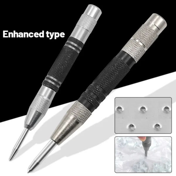 5c3cdd79593d6236ffc35d0d4507a3b9.webp Automatic Punching Woodworking Tools Drill Bit Electric Tools Metal Drills Center Pin Punch Spring Loaded Dent Marker
