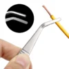 Multi popuse Stainless Steel Tweezers High precision Household Medical Extension Long Electronic Repair Food Tweezers