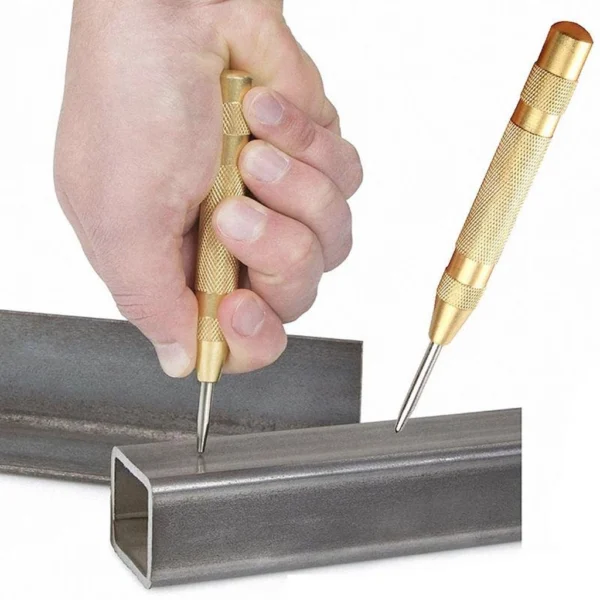 c4927cee2b0c58048a244d00f8f94cfc.webp 12 cm Automatic Punching Woodworking Tools Drill Bit Electric Tools Metal Drills Center Pin Punch Spring Loaded Dent Marker