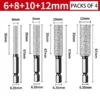 Diamond Drill Bit Grinding Grinding Tile Hole Opener for Dry drilling Tiles Brazing Glass Marble Hexagonal Shank Drill Bit Tool